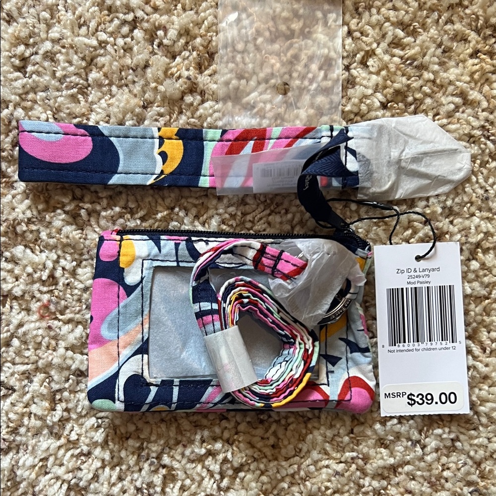 BNWT Vera Bradley Set - Mod Paisley